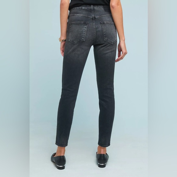 AMO Stix High-Rise Skinny Cropped Jeans 
Size 28 
Washed Black - Picture 3 of 9